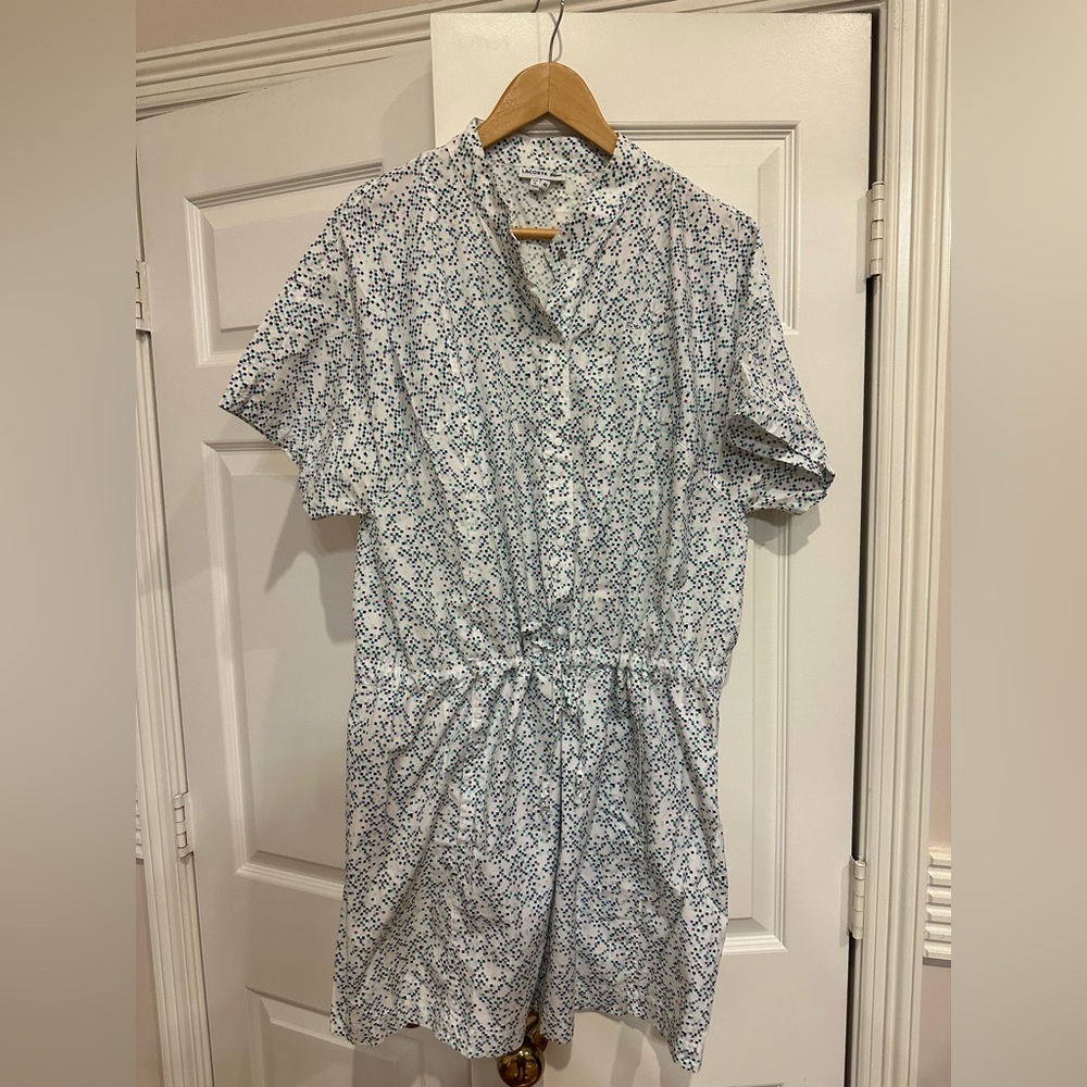 Lacoste Cotton Short Dress.